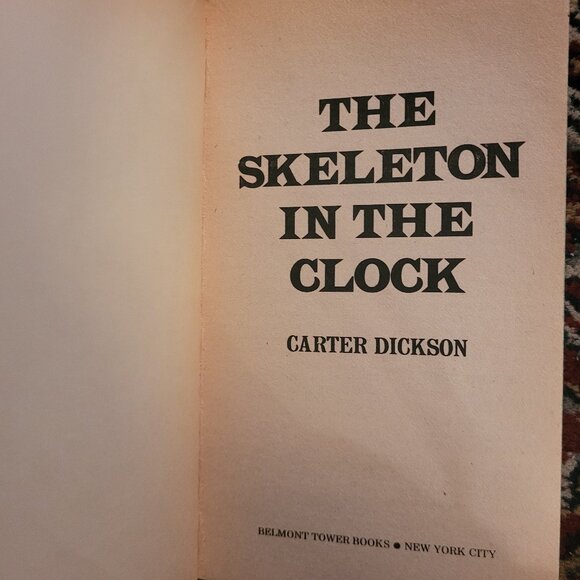 Vintage 1973 Mystery John Dickson Carr - The Skeleton in the Clock - Picture 4 of 5